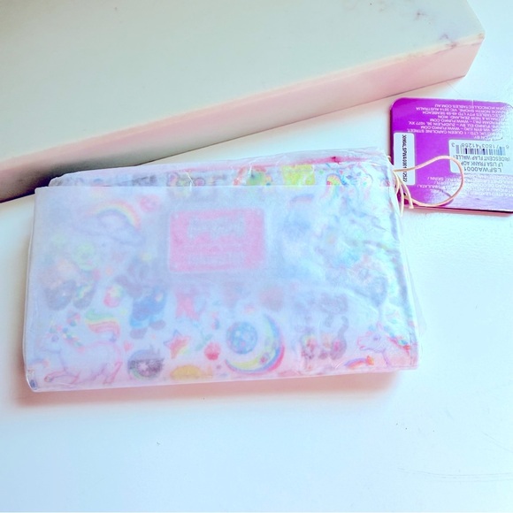 NWT Loungefly Lisa Frank Iridescent Flap Wallet - Picture 2 of 8